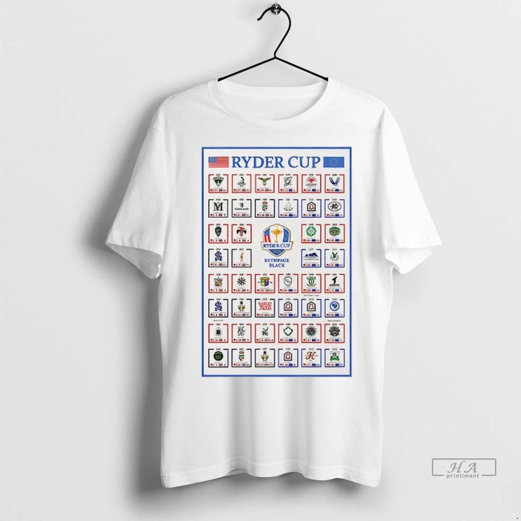 Trendy Officials Ryder Cup 2025 Usa Vs European Team History Shirt Sweater