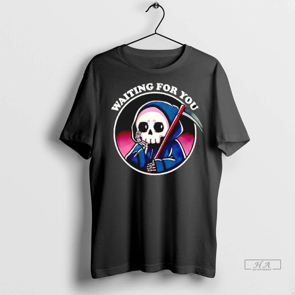 Trendy Officials Skeleton Death Waiting For You Halloween Shirt Sweater