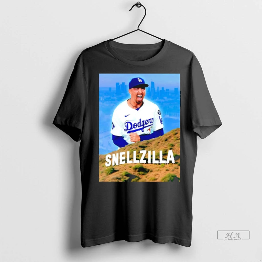 Trendy Officials Snellzilla Blake Snell Los Angeles Dodgers Shirt Sweater
