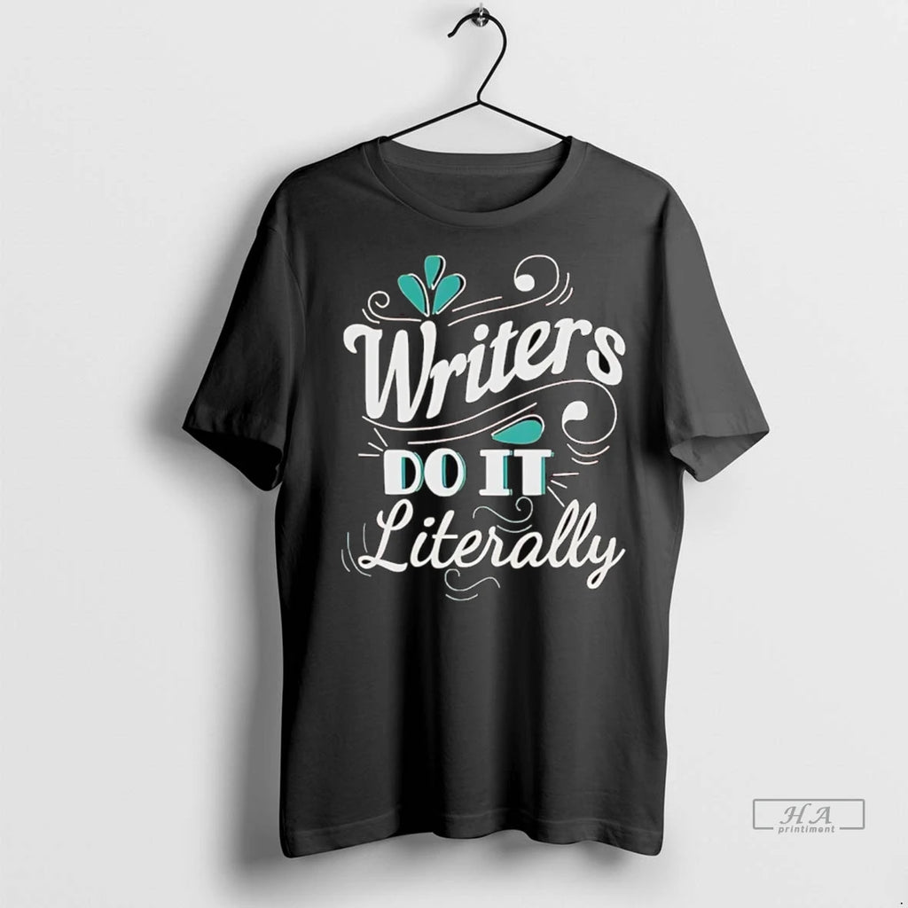 Trendy Officials Tom Hayworth Home Economics Wearing Writers Do It Literally Shirt Sweater