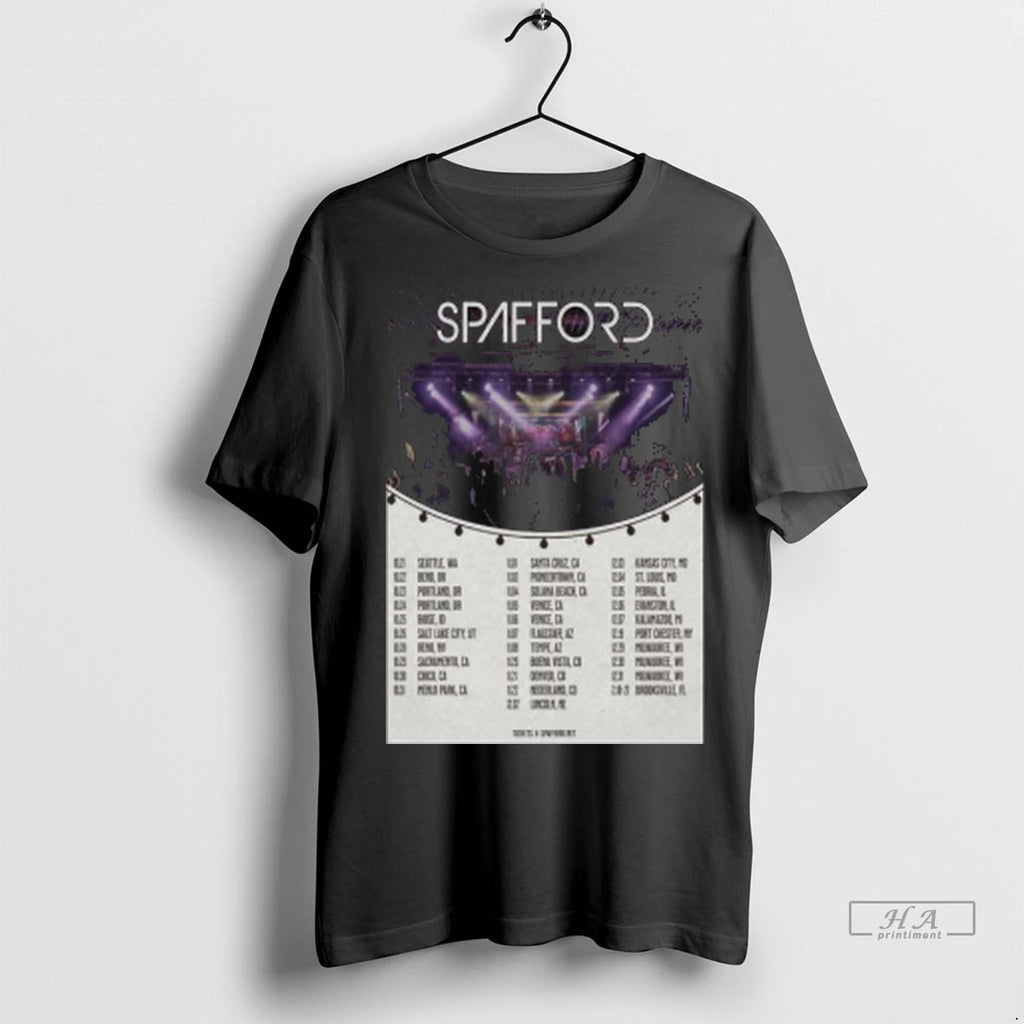 Trendy Officials Tour Spafford October November December 2025 Long Sleve Shirt Sweater