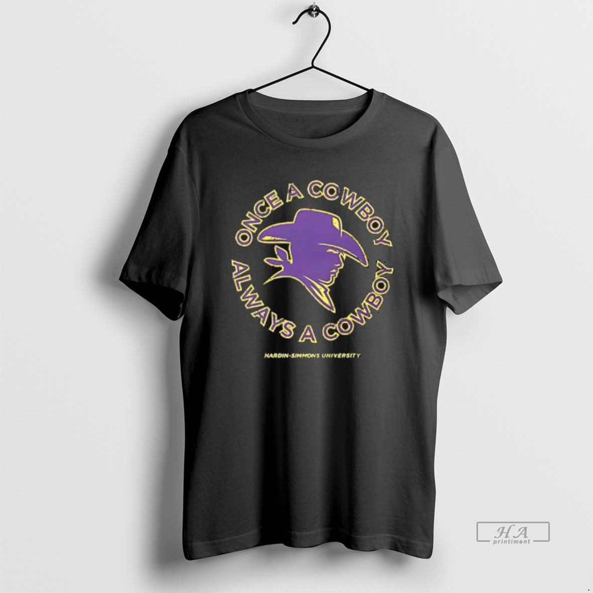 Trendy Once A Cowboy Always A Cowboy Hardin Simmons University Unisex , , , Long Sleeve Tee