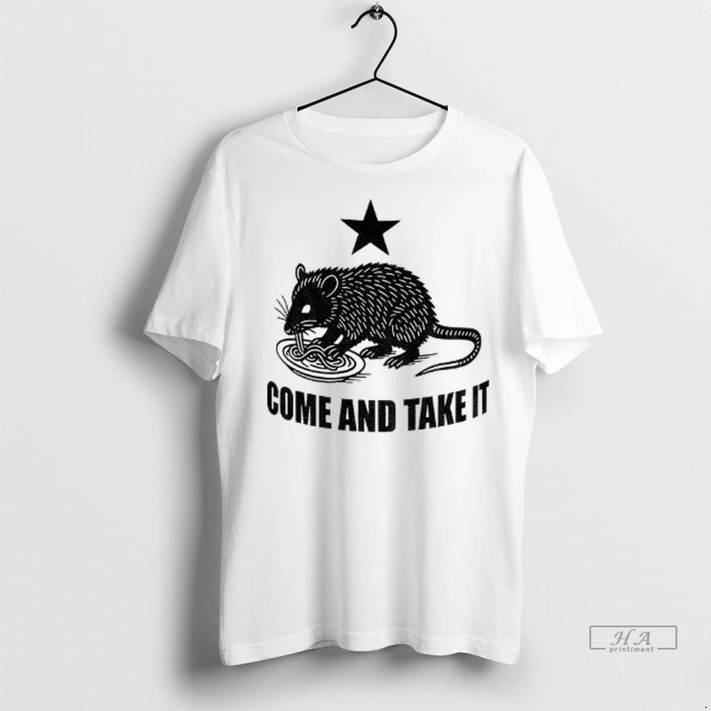 Trendy Opossum Come And Take It Flag Political Shirt Sweater