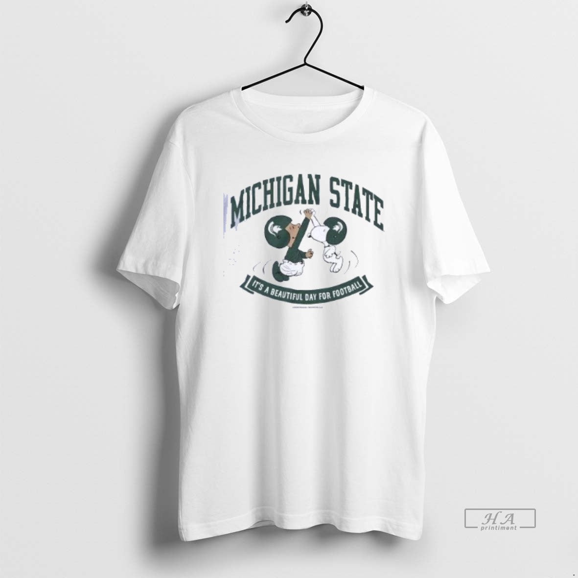 Trendy Peanuts X Michigan State Its A Beautiful Day For Football Shirts Unisex , , , Long Sleeve Tee