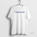 Trendy Proud To Be On Obamacare Mens White Tee Unisex , , , Long Sleeve Tee