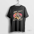 Trendy Raccoon Pizza Live Fast Eat Trash Unisex , , , Long Sleeve Tee