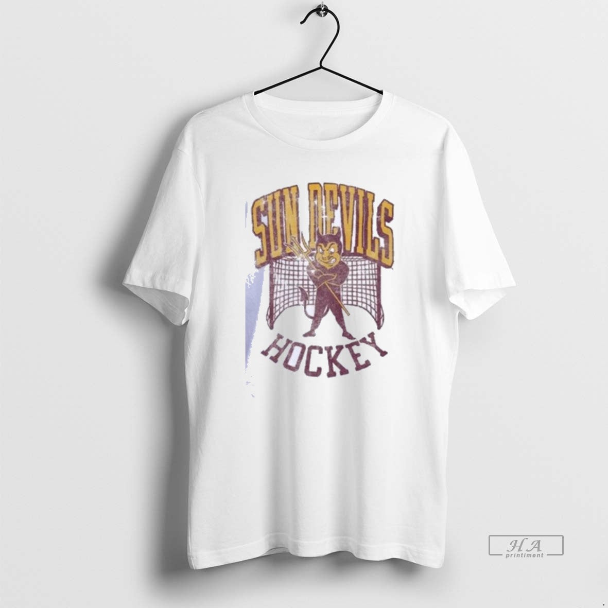Trendy Sun Devils Hockey Arizona State Vintage Sparky Hockey Shirts Unisex , , , Long Sleeve Tee