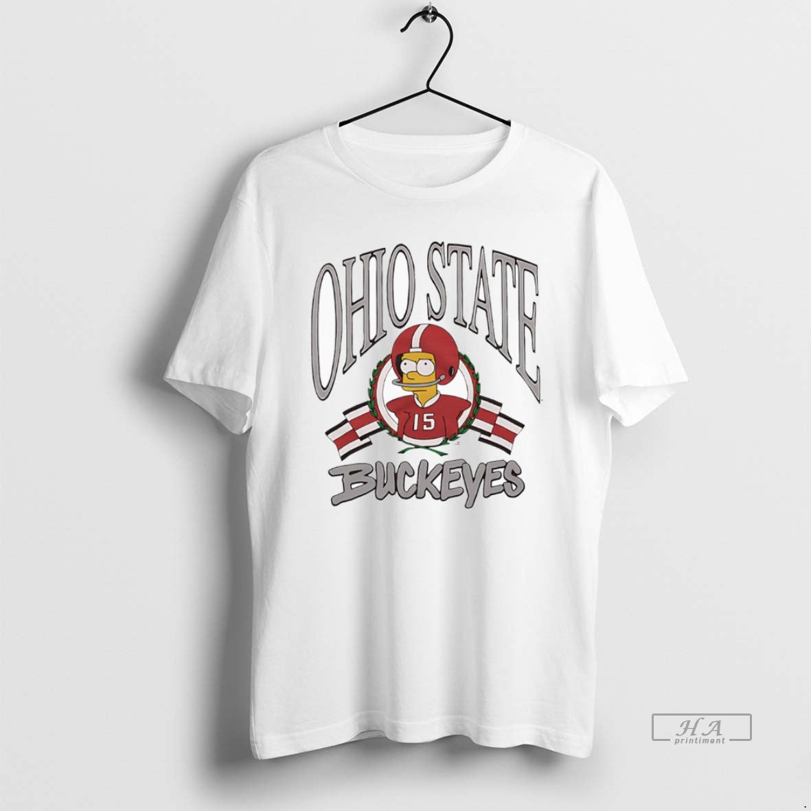 Trendy The Simpsons Bart X Ohio State Unisex , , , Long Sleeve Tee