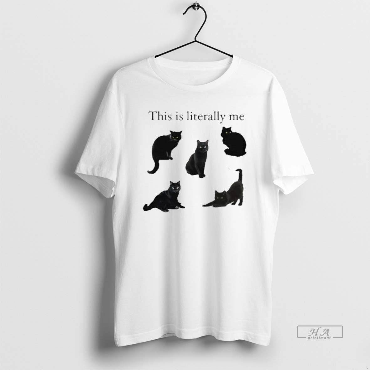 Trendy This Is Literally Me Cat Unisex , , , Long Sleeve Tee