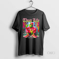 Trendy Thug Life Green Monster Grinch Blackshirt Unisex , , , Long Sleeve Tee
