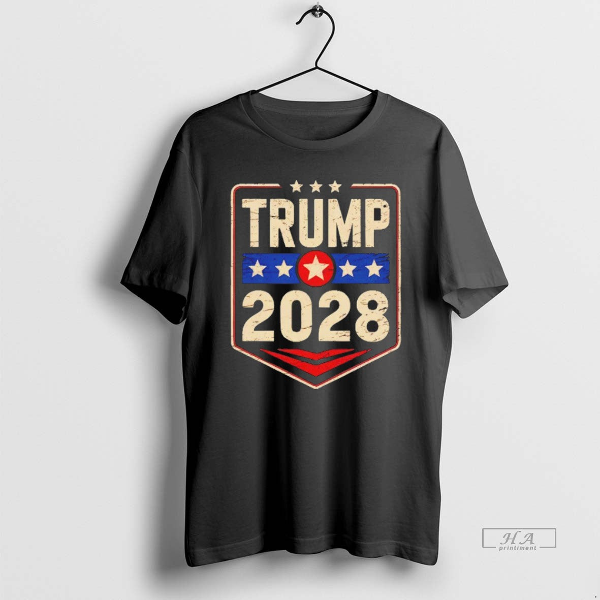 Trendy Trump 2028 Patriotic Support Trump Blackshirt Unisex , , , Long Sleeve Tee