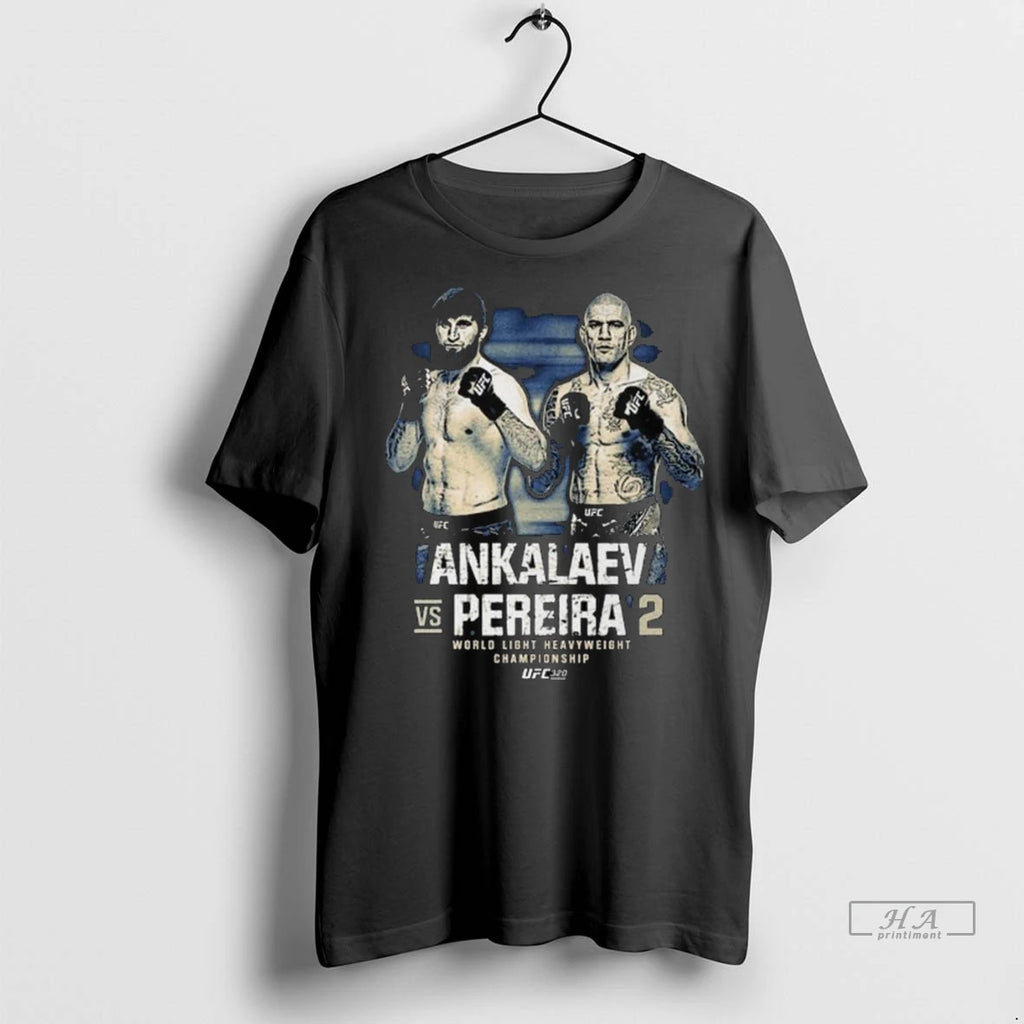 Trendy Ufc 320 Ankalaev Vs Pereira 2 Bitmap Long Sleve Shirt Sweater