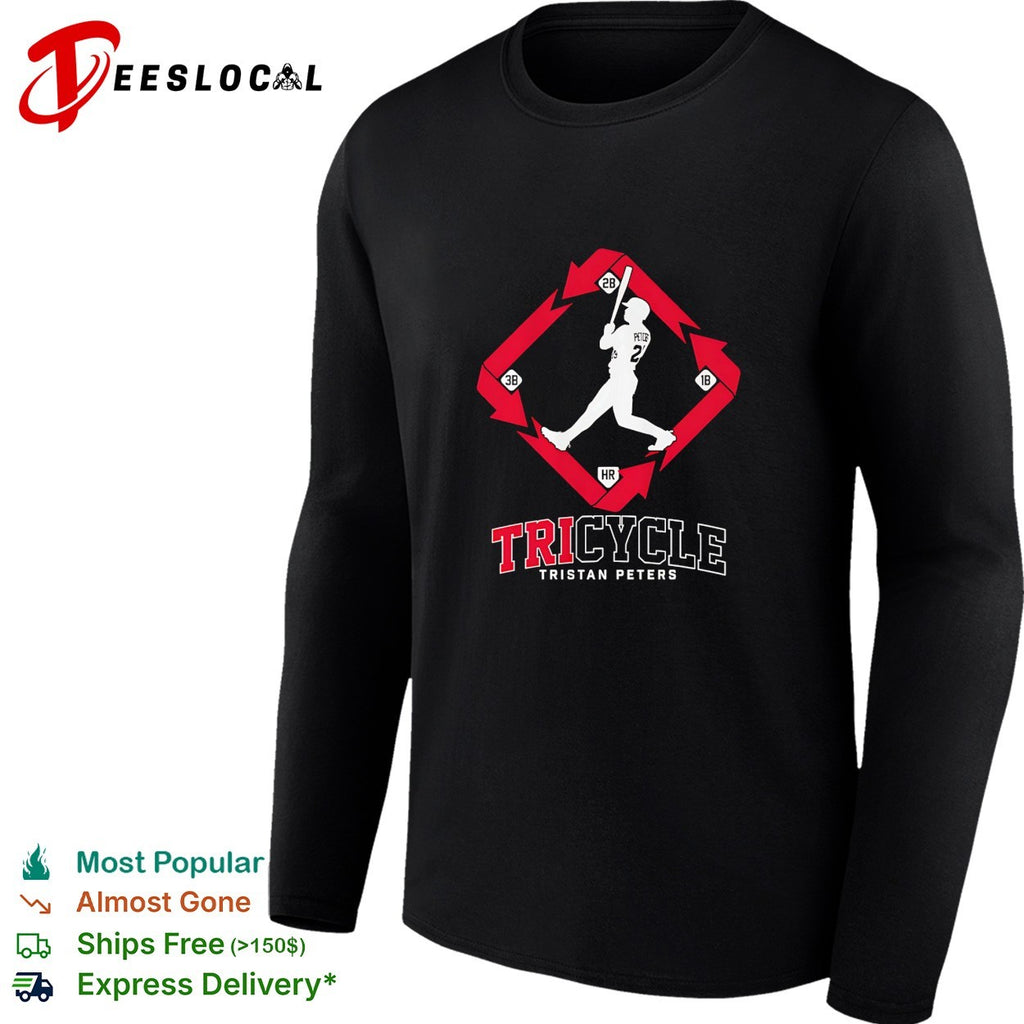 TriCycle Tristan Peters Chicago White Sox baseball recycling symbol parody shirt