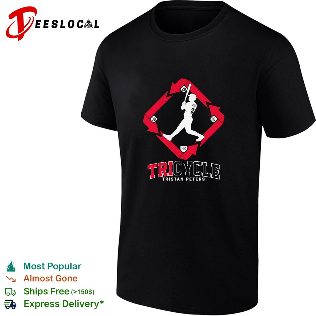 TriCycle Tristan Peters Chicago White Sox baseball recycling symbol parody shirt
