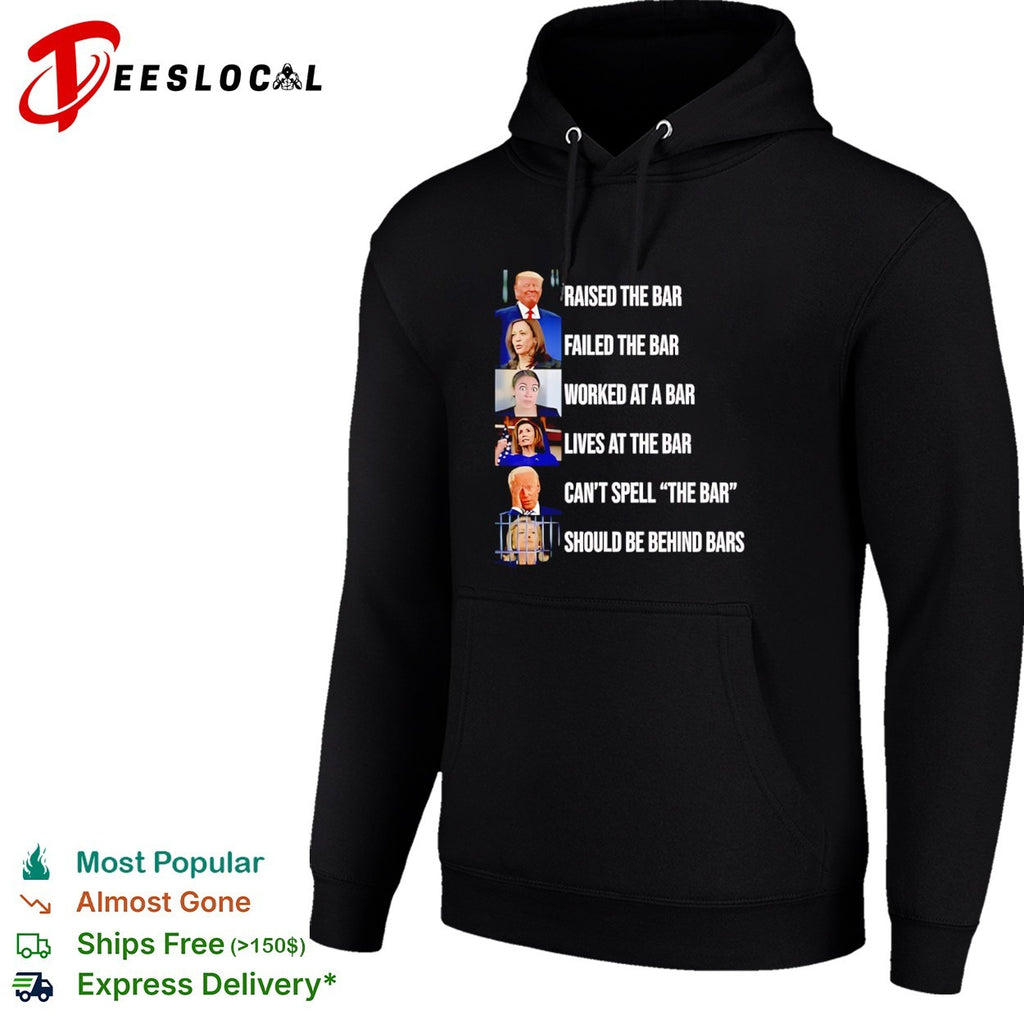 Trump Harris AOC Pelosi Biden and Clinton Political Bar shirt