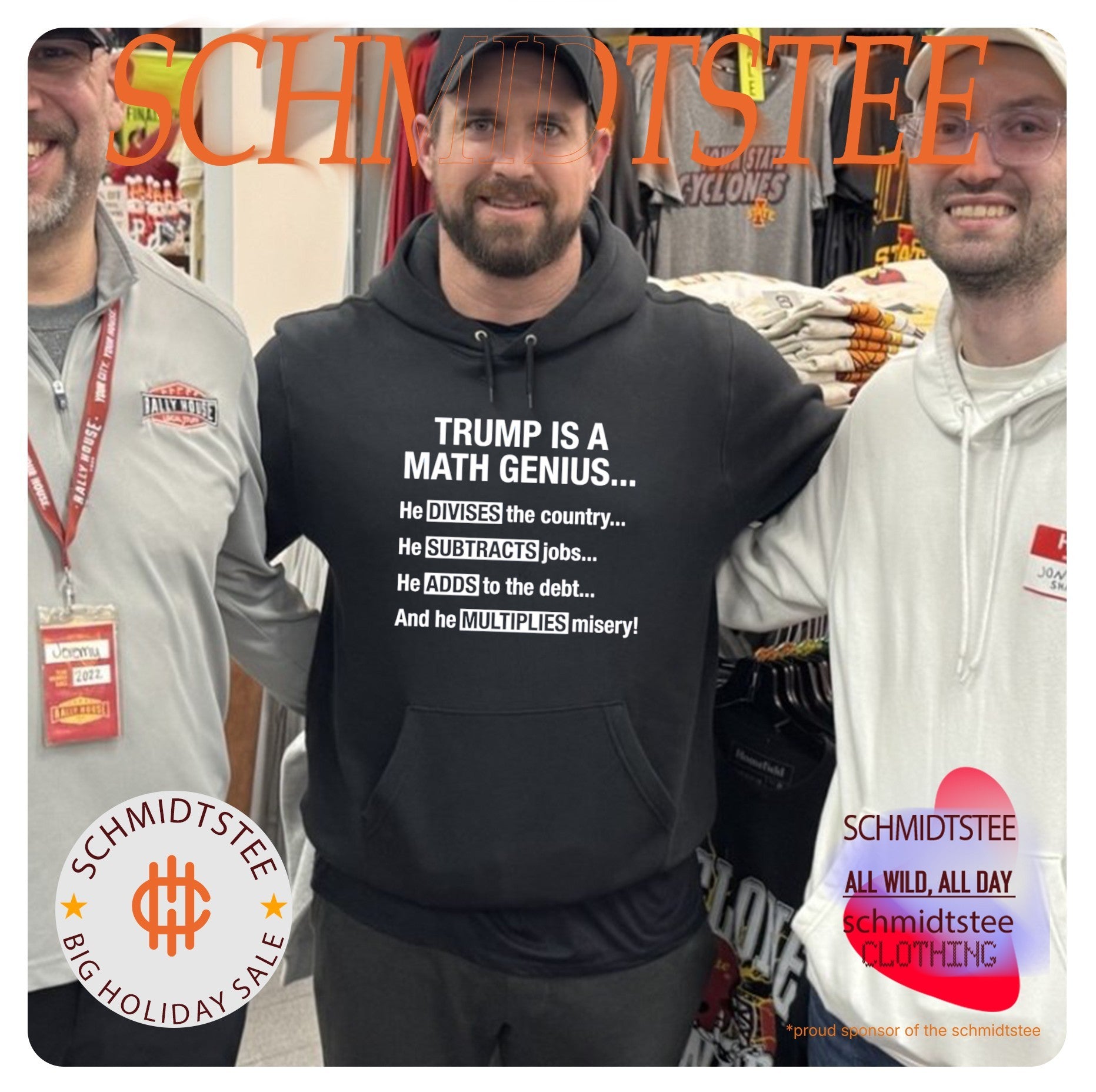 Trump Is A Math Genius He Divides The Country Political Shirt