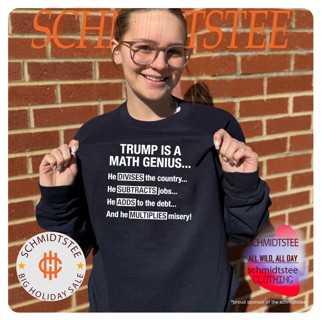 Trump Is A Math Genius He Divides The Country Political Shirt