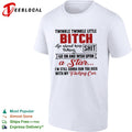 Twinkle twinkle little bitch go ahead keep talking shit wish upon a star quote shirt