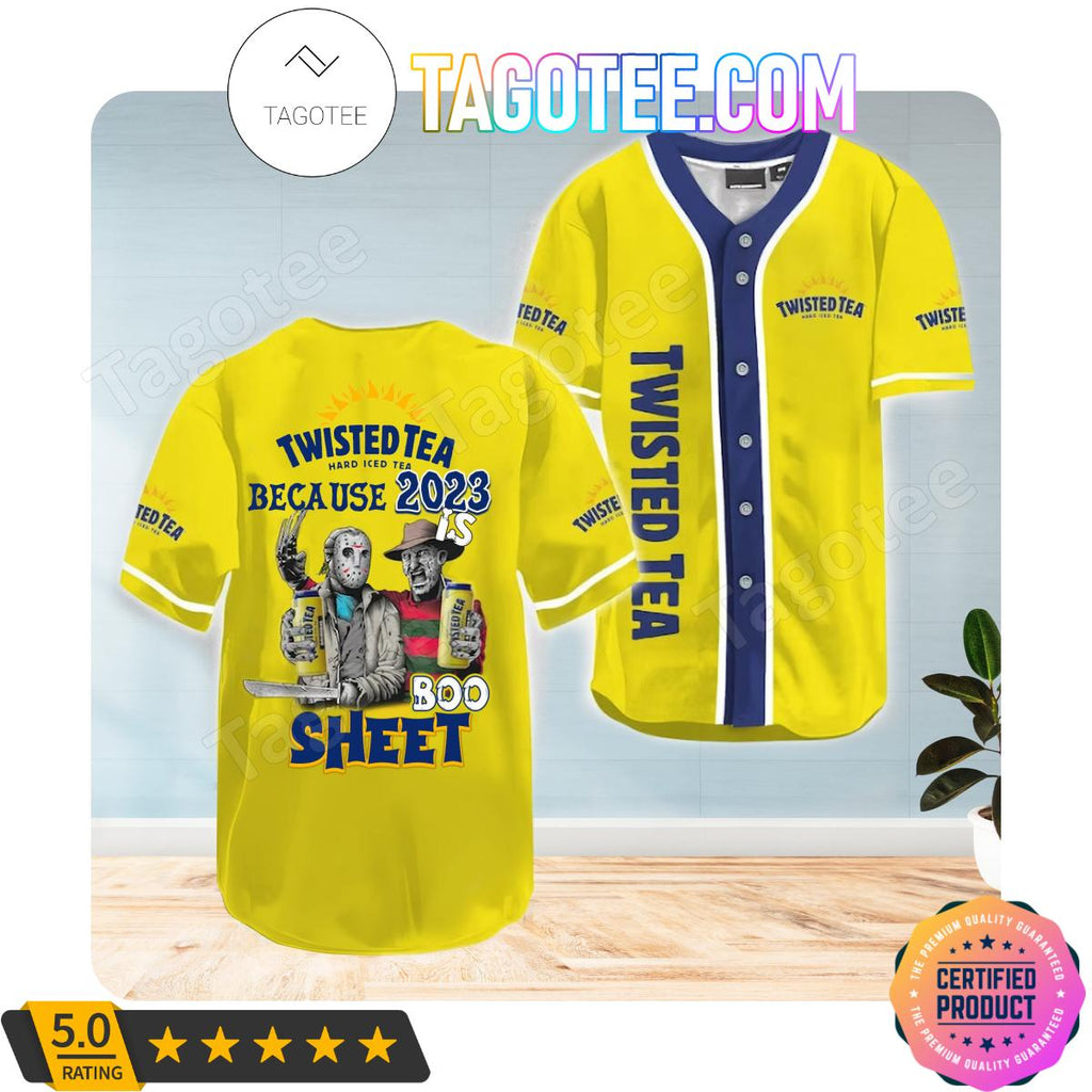 Twisted Tea Freddy And Jason 2023 Boo Sheet Jerseys