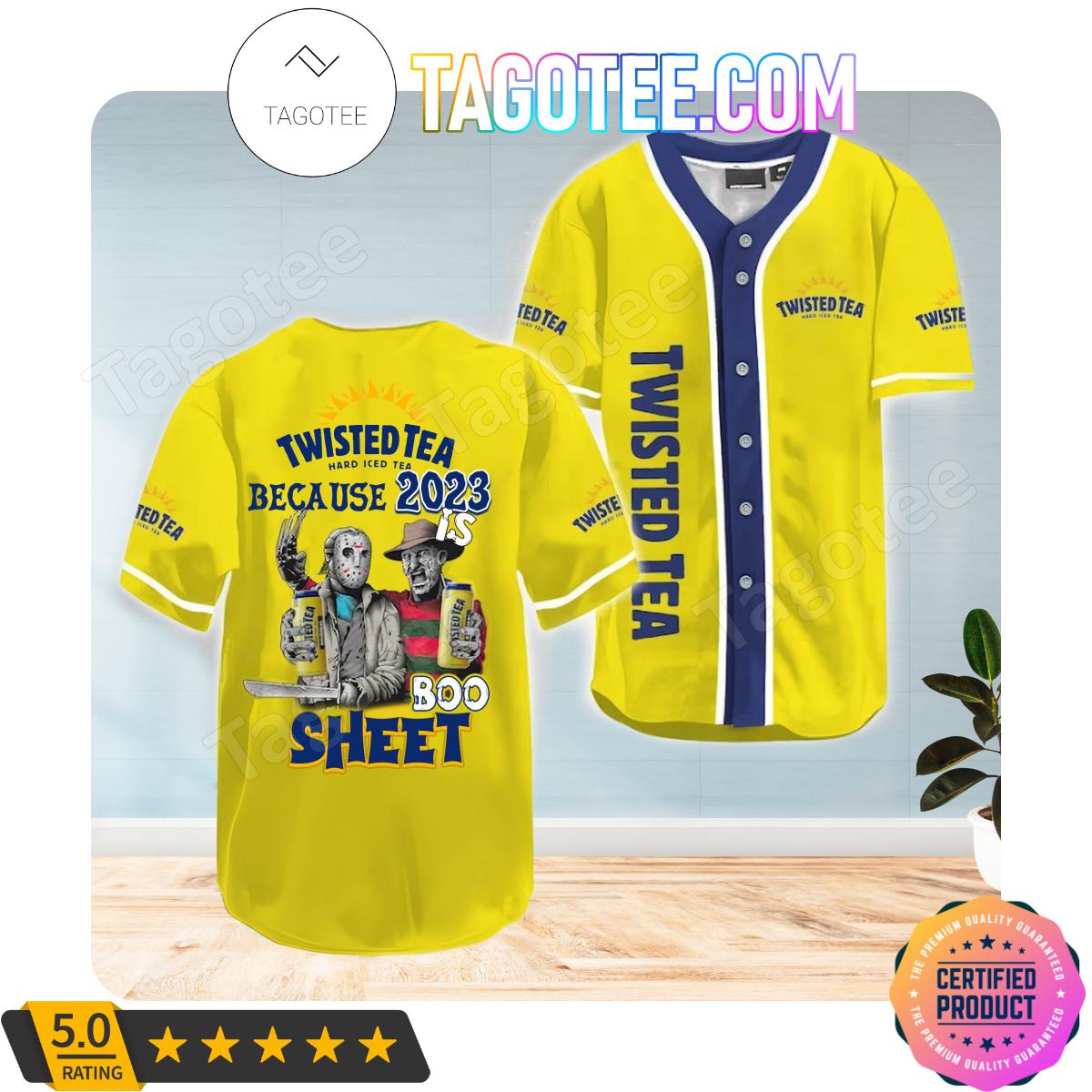 Twisted Tea Freddy And Jason 2023 Boo Sheet Jerseys