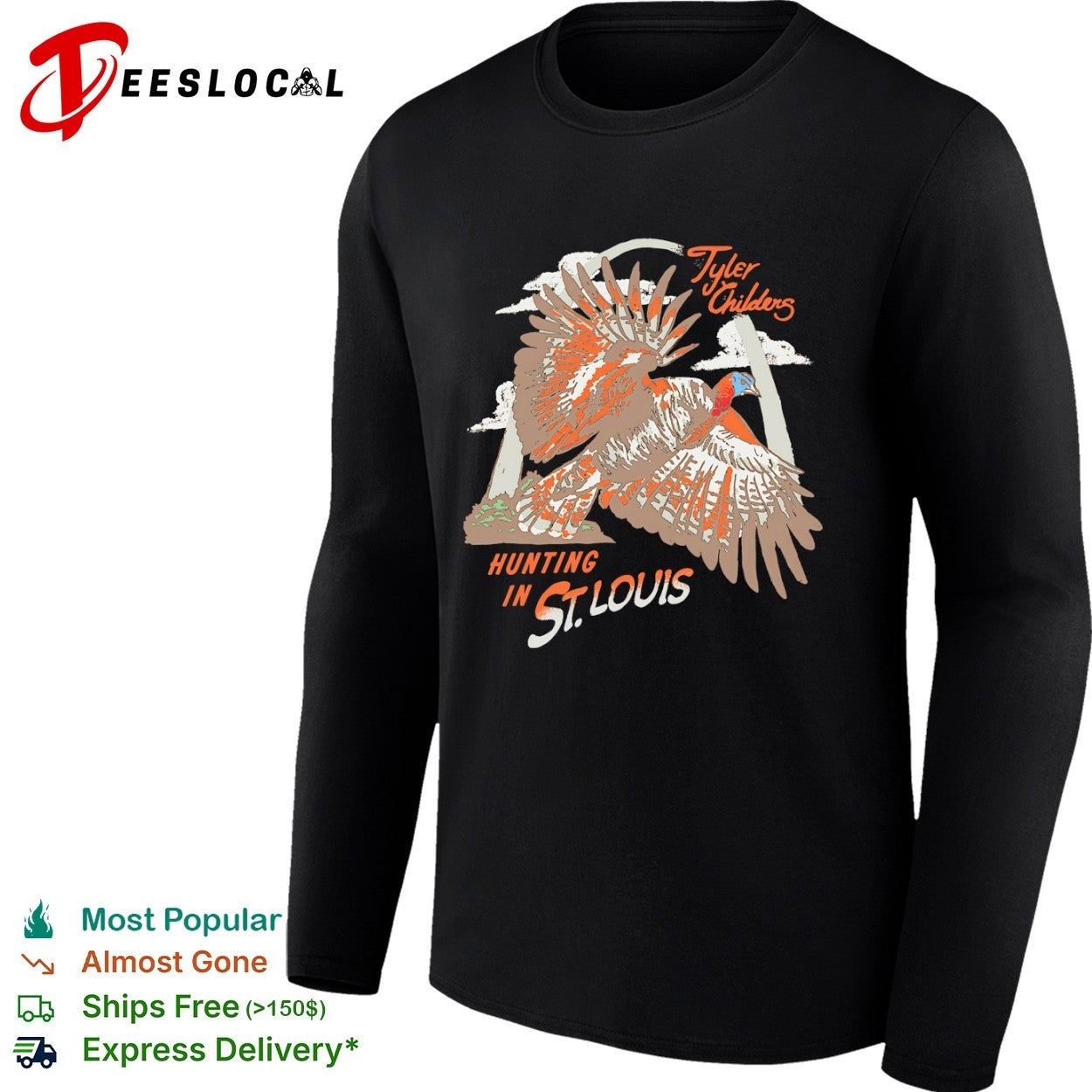 Tyler Childers Hunting in St Louis Country Music shirt