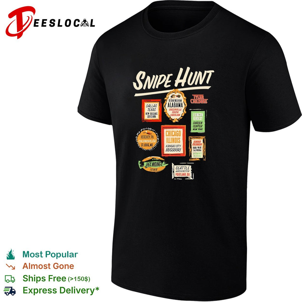 Tyler Childers Snipe Hunt Tour Dates Concert shirt