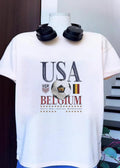 USA vs Belgium Soccer Match July 6 2026 Seattle Washington T-Shirt