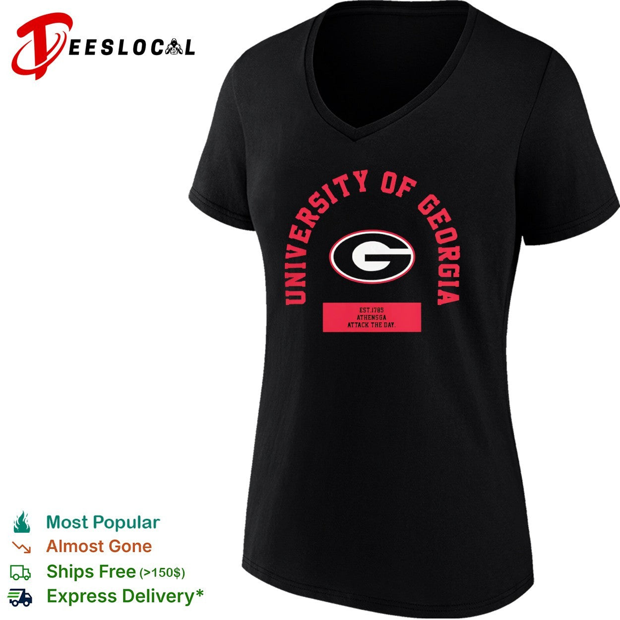 University of Georgia Bulldogs Attack the Day Est 1785 shirt