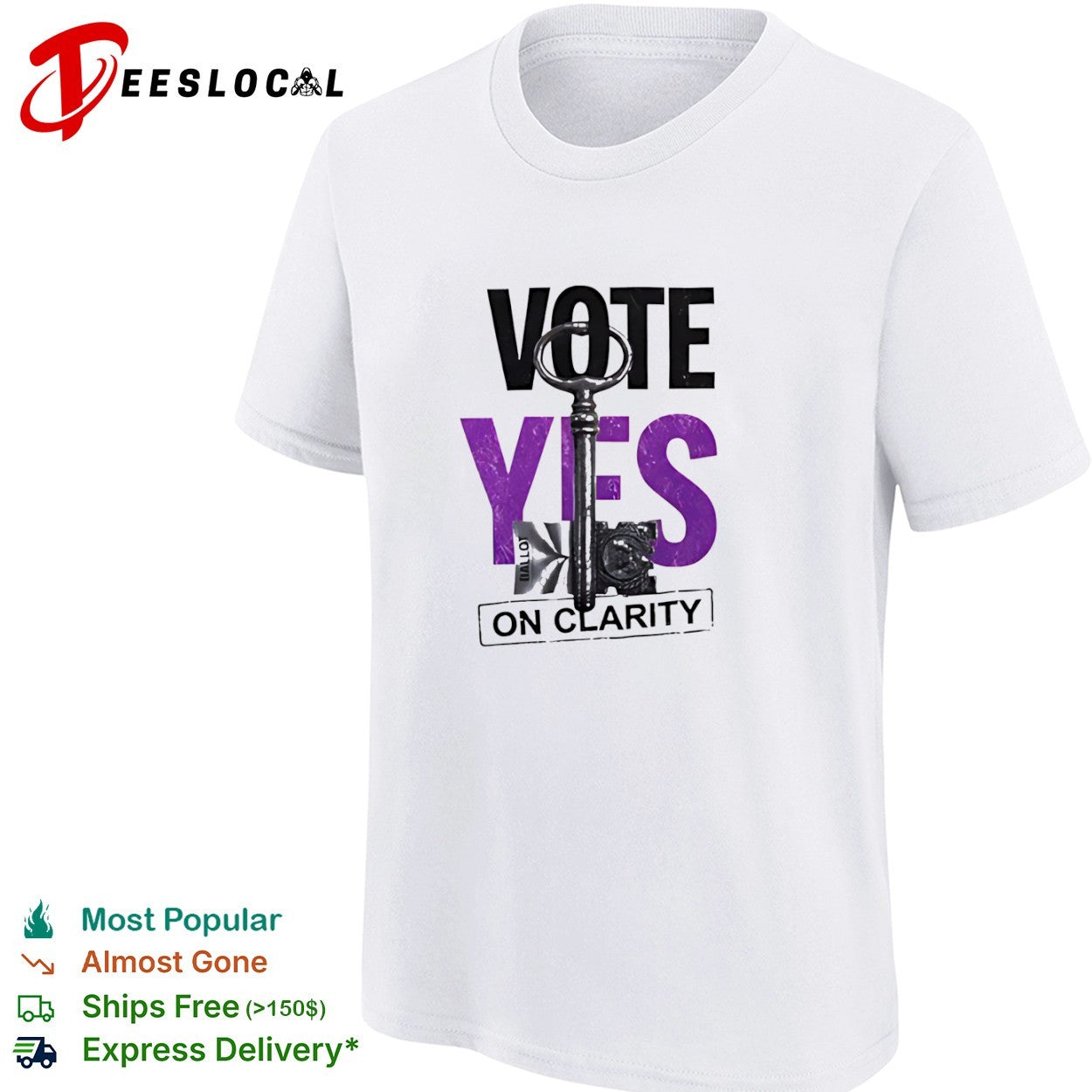 Vote Yes on Clarity Ballot Political Election shirt