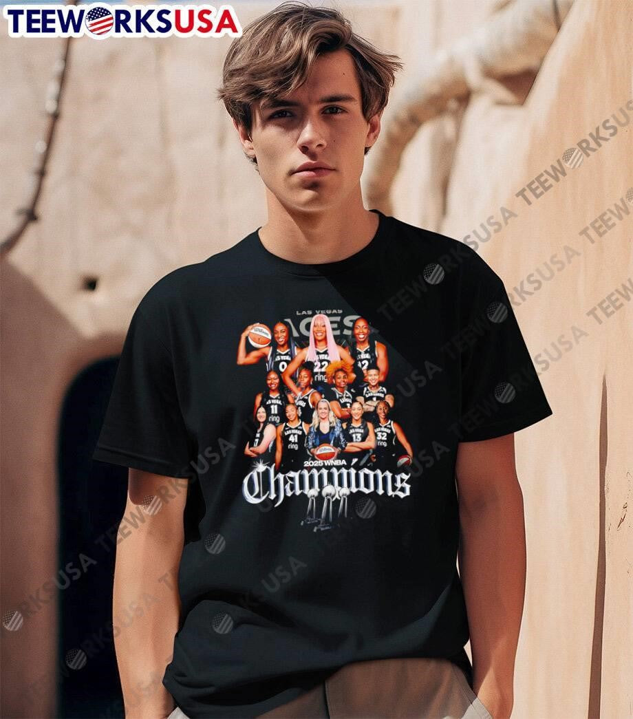 WNBA Champions 2025 Las Vegas Aces shirt