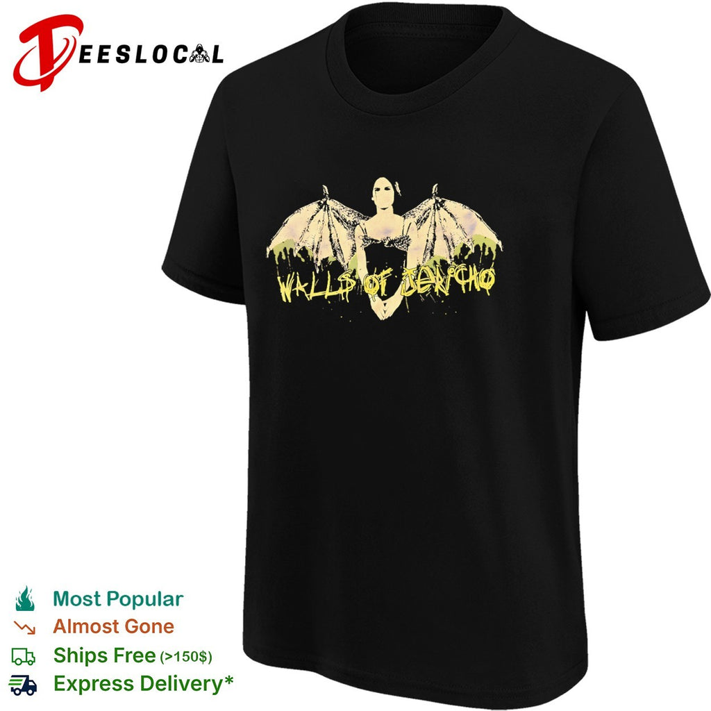 Walls of Jericho Winged Woman Band Hardcore shirt
