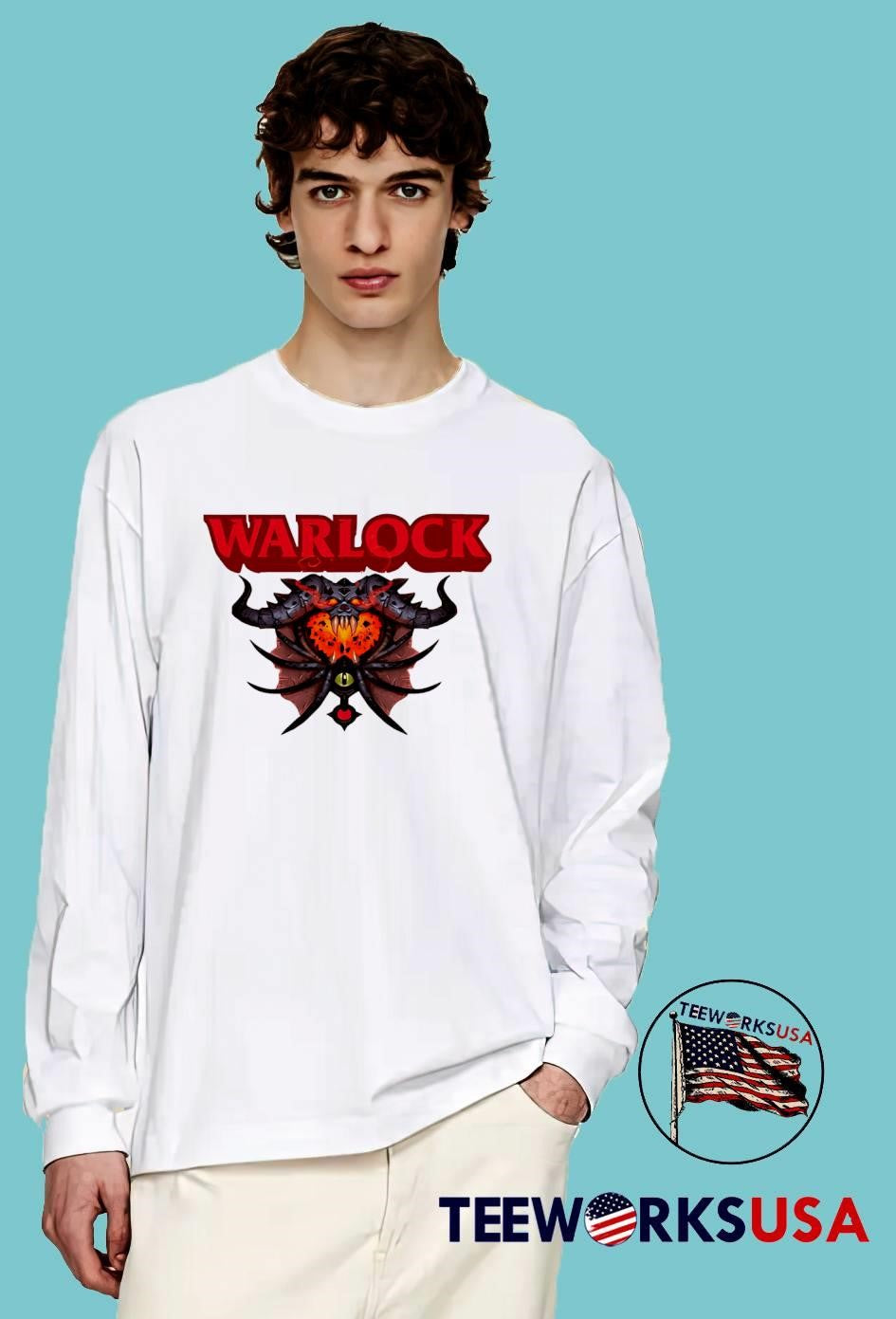 Warlock Demon Heart Eye Horns shirt