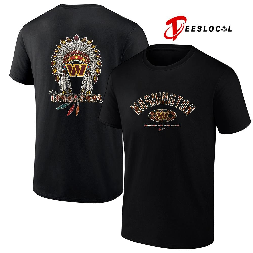 Washington Commanders x Native American heritage month logo shirt
