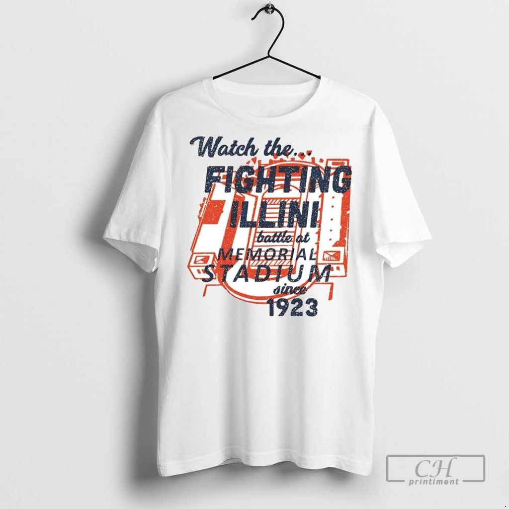 Watch The Fighting Illini Battle At Memorial Stadium T Shirts