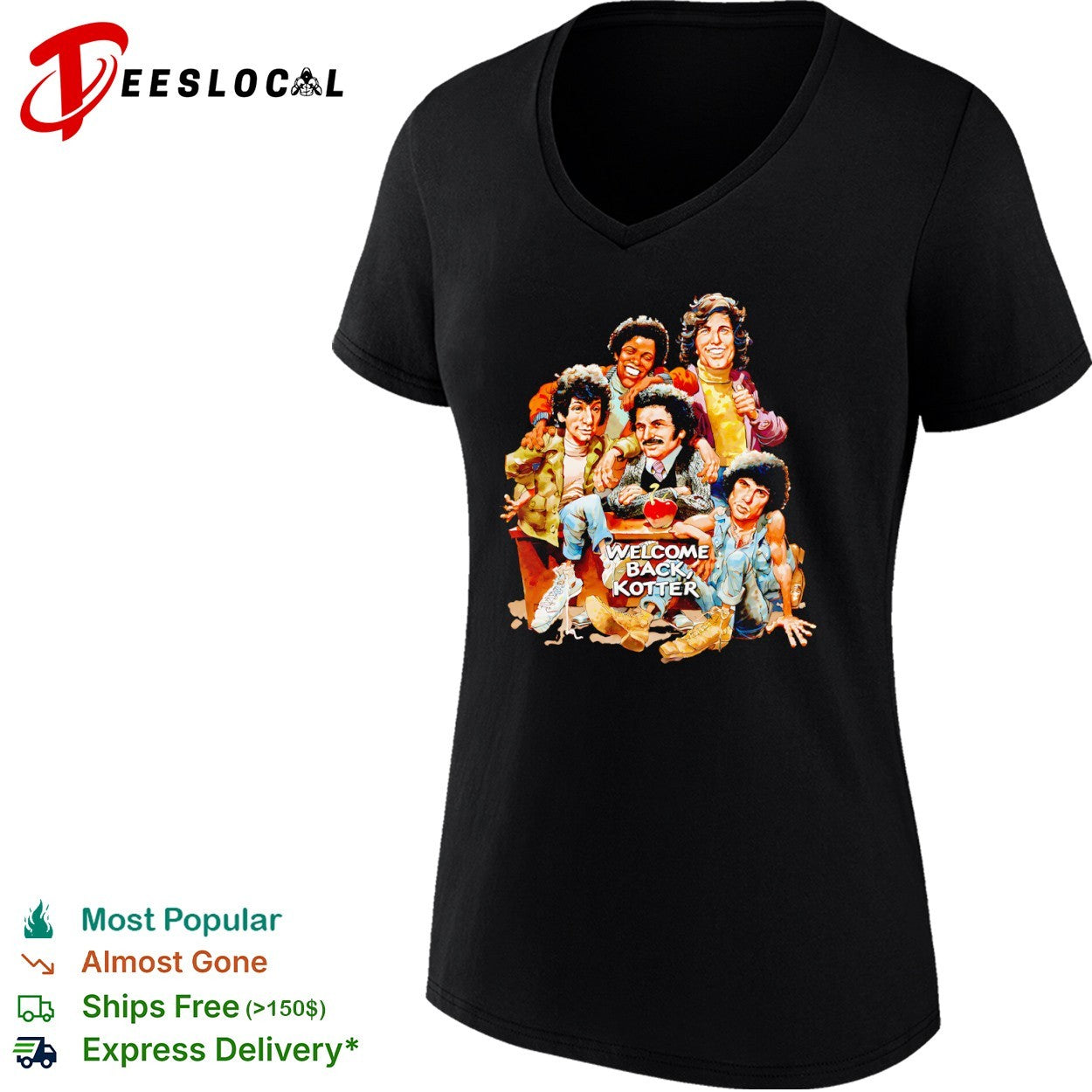 Welcome Back Kotter Cast Retro shirt