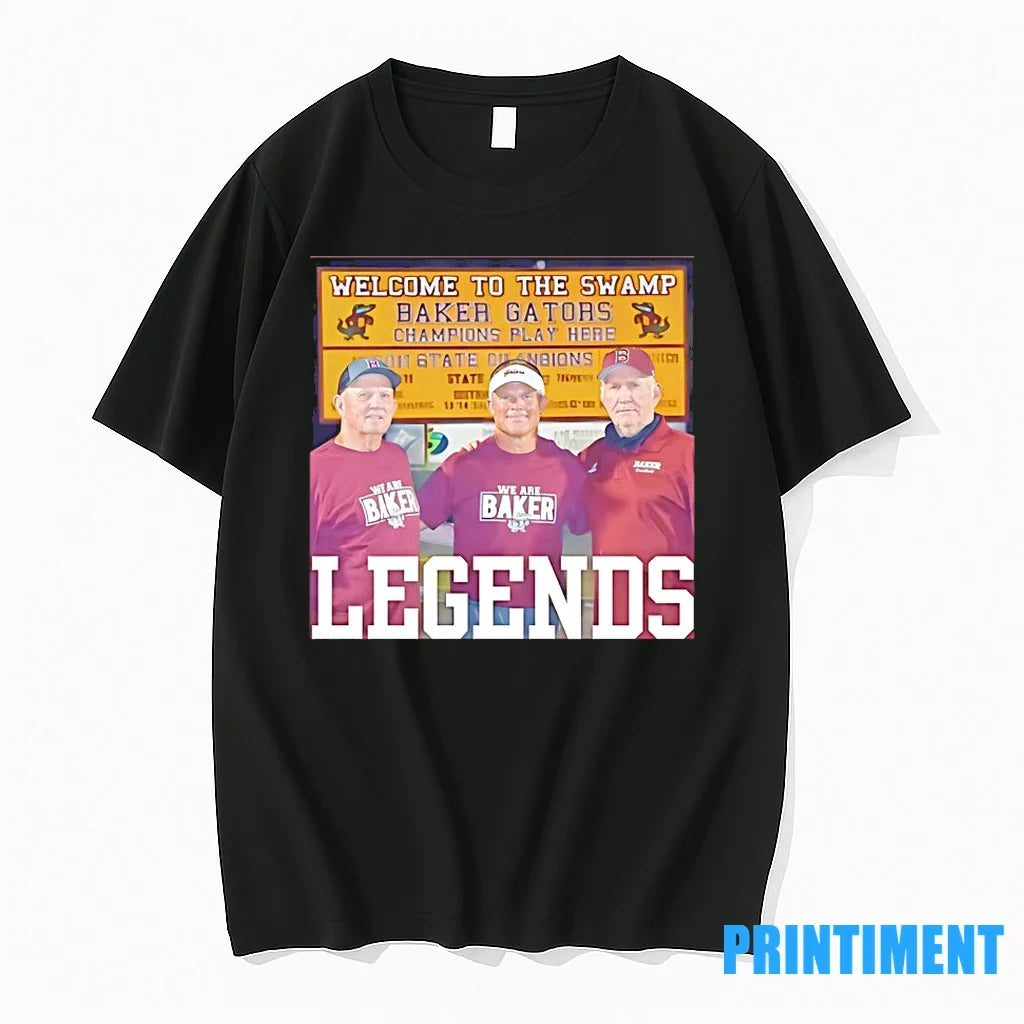 Welcome To The Swamp Baker Gators Legends Tshirts Sweater Unisex , , , Long Sleeve Tee