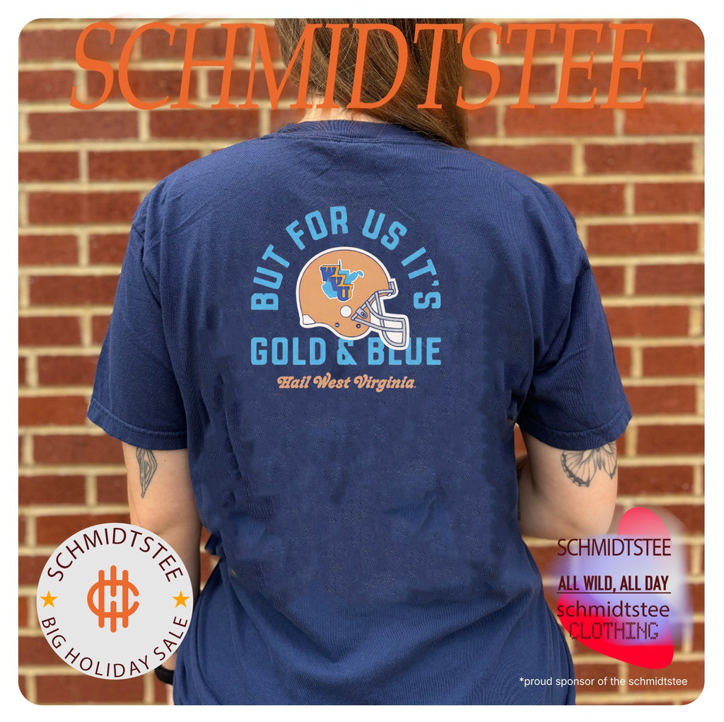 West Virginia It’s Gold and Blue Football Helmet Vintage shirt