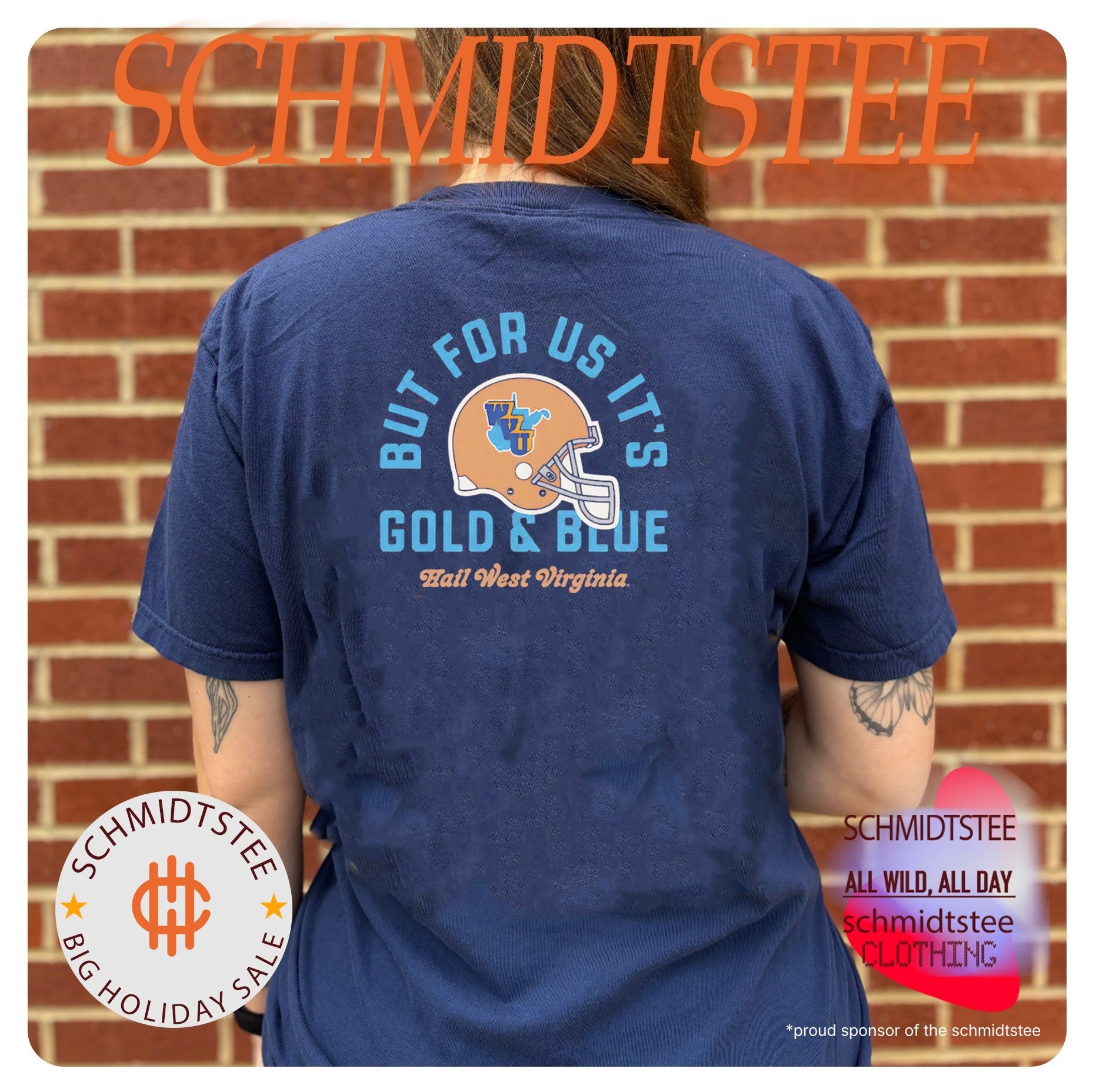 West Virginia It’s Gold and Blue Football Helmet Vintage shirt