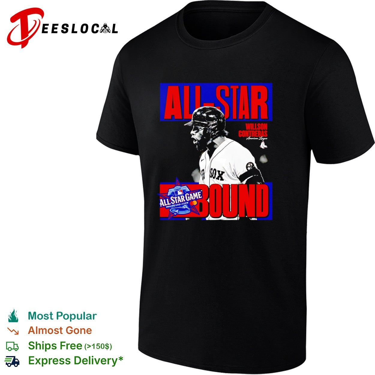 Willson Contreras All-Star Bound 2024 Texas American League shirt