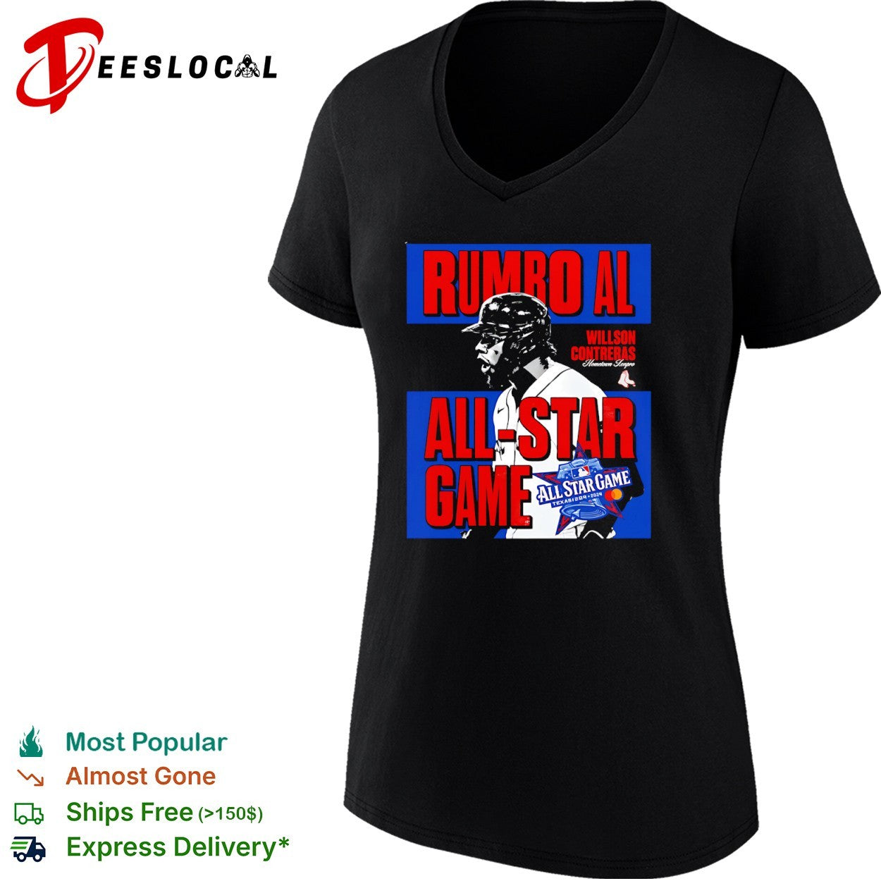 Willson Contreras Rumbo al All-Star Game Texas 2024 shirt