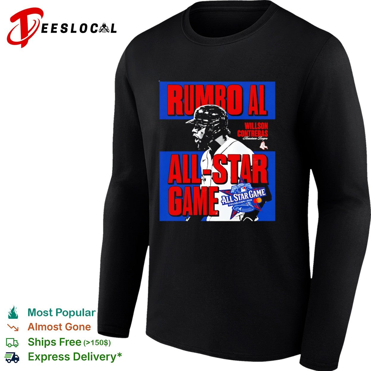 Willson Contreras Rumbo al All-Star Game Texas 2024 shirt