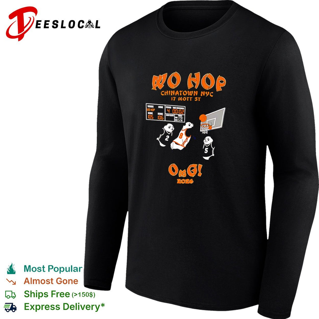 Wo Hop Chinatown NYC 17 Mott St Basketball Pandas Omg 2026 shirt
