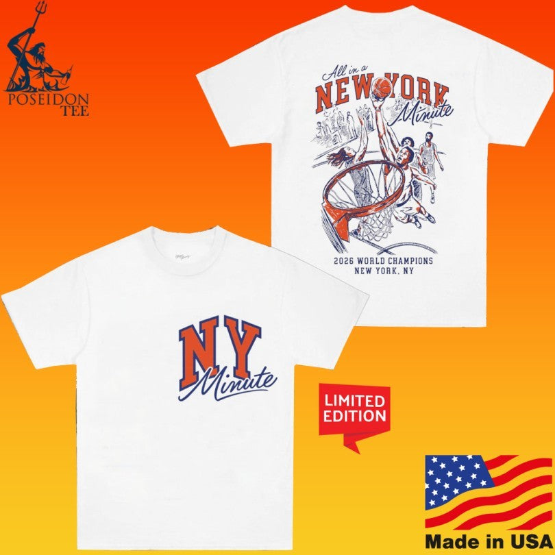 York Minute York 2026 World Champions York Ny Tee Unisex T-shirt, Sweatshirt, Hoodie (1)