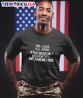 Yes I Cuss Yes I Drink If That Makes Me A Bad Mom Then Shit Hand Me A Beer Shirt