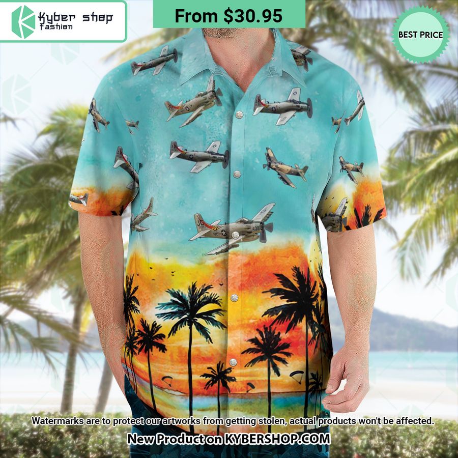 A-1 Skyraider Hawaiian Shirt