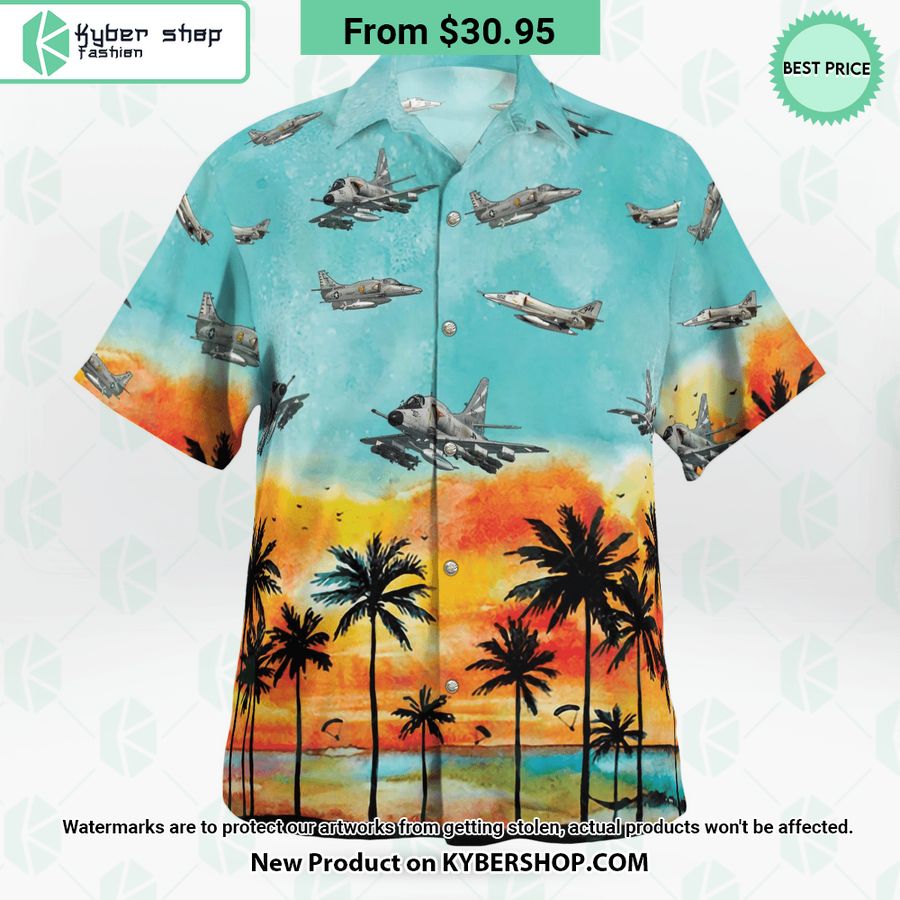 A-4 Skyhawk Hawaiian Shirt