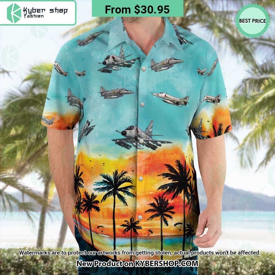 A-4 Skyhawk Hawaiian Shirt