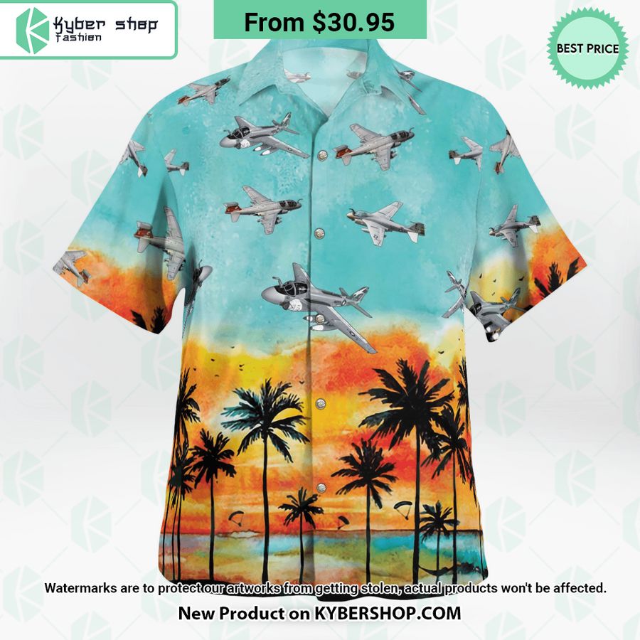 A-6 Intruder Hawaiian Shirt