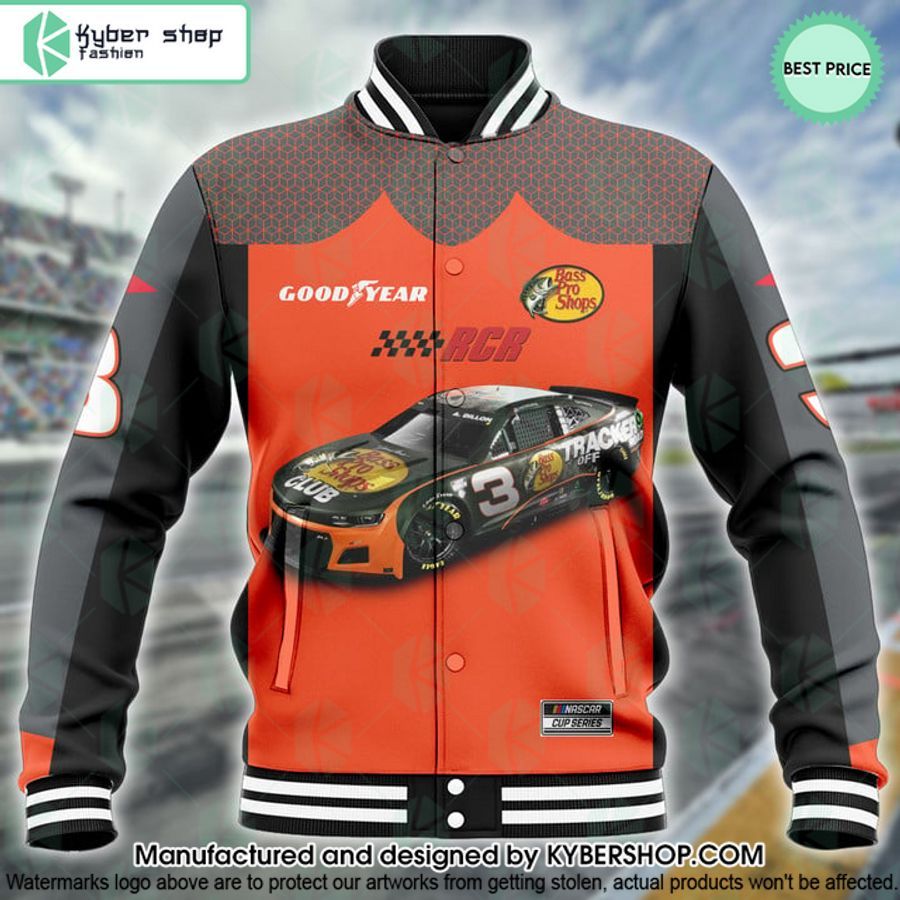 A Dillon 3 Nascar Baseball Jacket