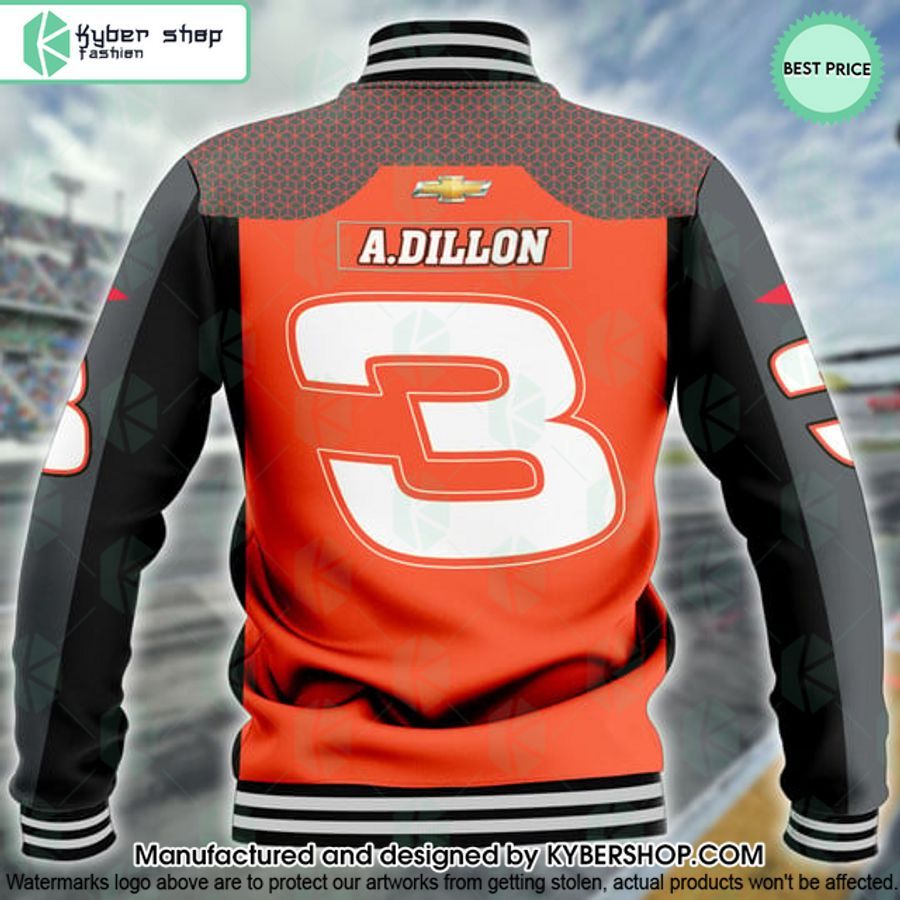 A Dillon 3 Nascar Baseball Jacket